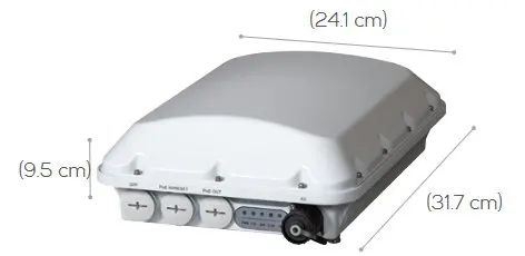 Беспроводная уличная точка доступа ZoneFlex Ruckus T710 901 WW51 (120 градусов Двухдиапазонные