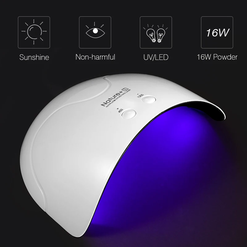 Modelones Nature1 16 Вт умная сенсорная УФ светодиодная лампа для сушки ногтей USB кабель