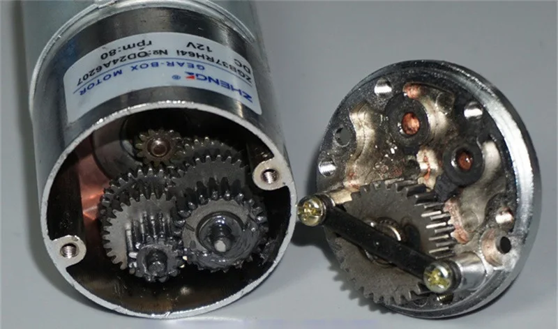 New ZGB37 DC5-12V Reduction Motor 80rpm 555 gear D shaft PWM speed regulation Positive inversion 64:1 | Обустройство дома