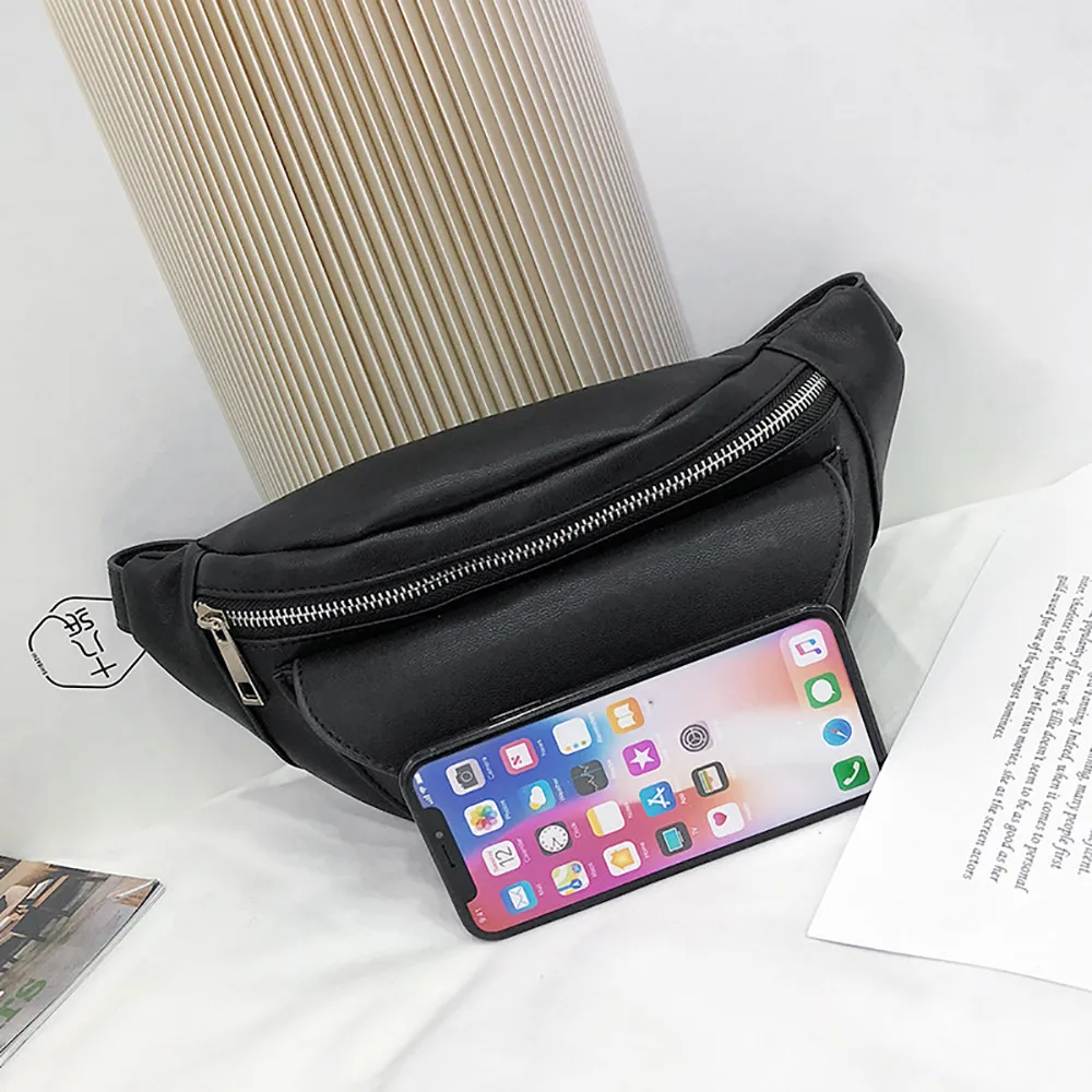 

2019 New Women Small Bag Simple Pocket Bag Versatile Chest bag Waist bag