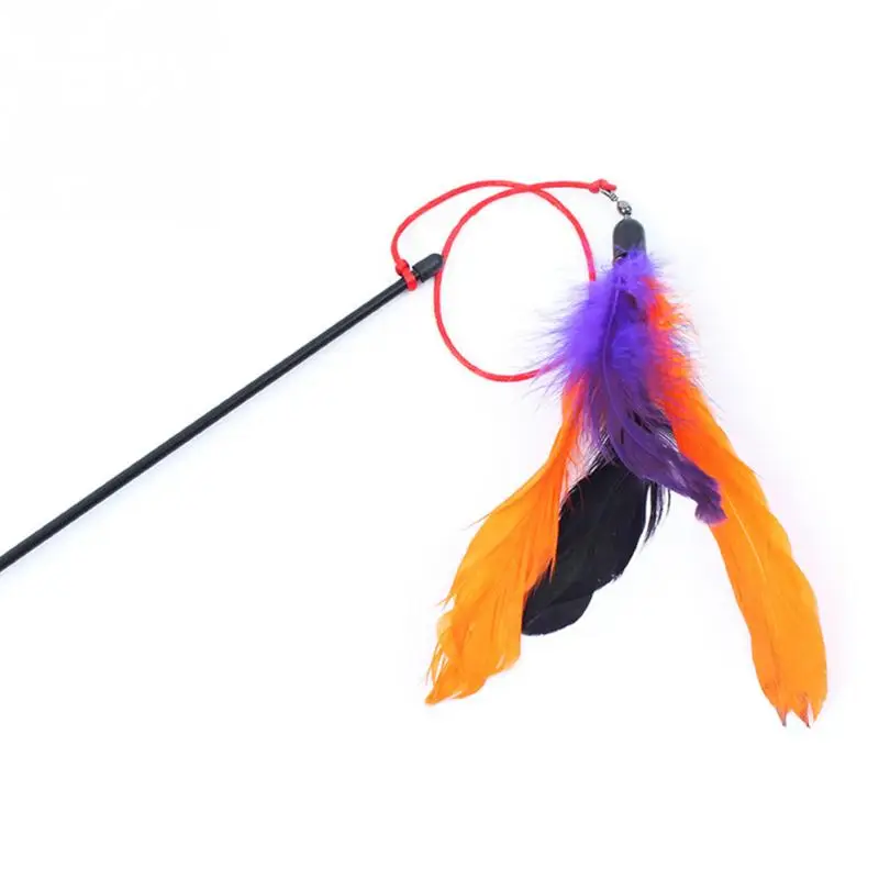 Кошка Сменные рефиллы перо палочка Стик для Cat Catcher Тизер полюс игрушка домашних