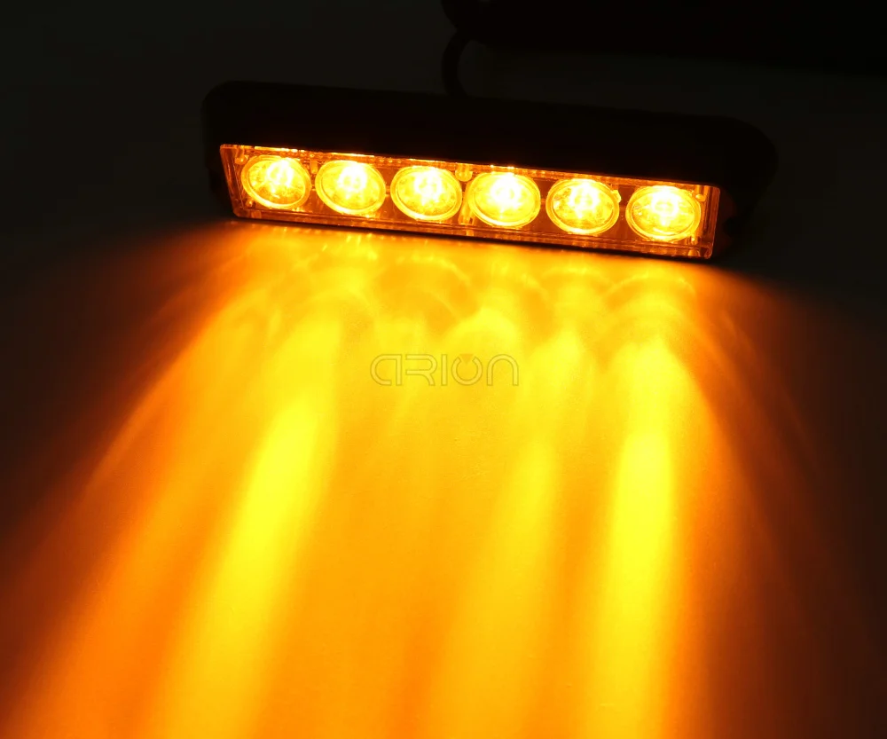 Горячая Распродажа 6 светодиодный 18 Вт Автомобиль Грузовик аварийного опасности