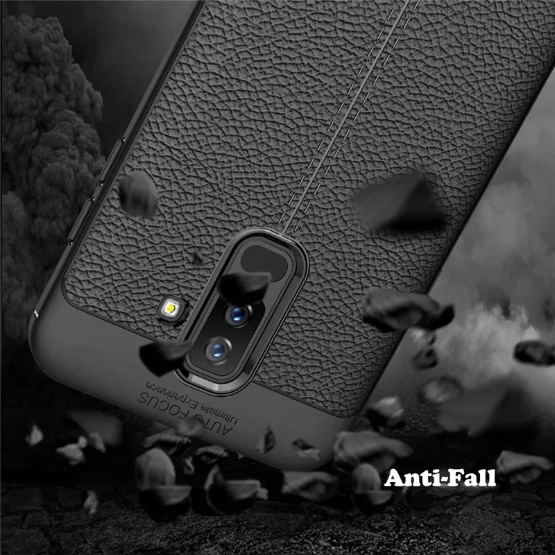 Роскошный кожаный чехол портмоне с рисунком противоударный для samsung galaxy A6 A8 плюс
