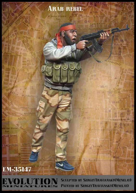 

1/35, Arab rebel, полимерная модель солдата GK, военная тема, разобранный и Неокрашенный комплект