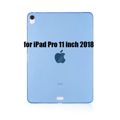 Прозрачный чехол для iPad Pro 12,9 чехол, GOLP ультра тонкий мягкий ТПУ чехол для iPad Pro 11 чехол - Цвет: Blue-11