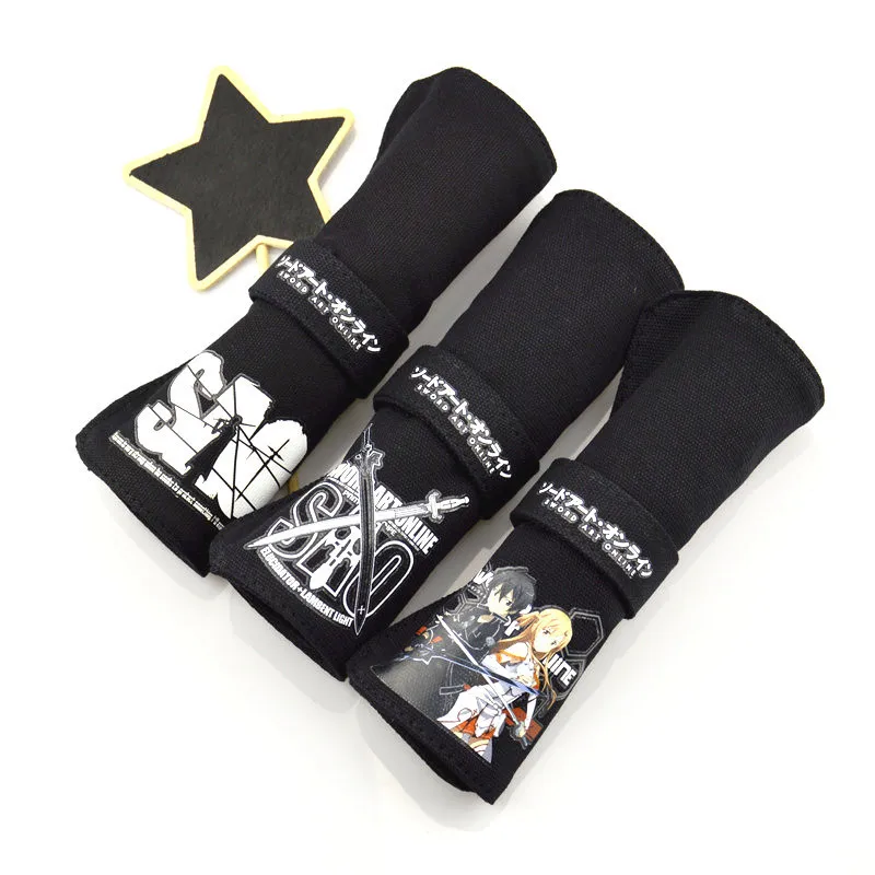 Аниме меч искусство онлайн холст рулон пенал SAO канцелярский чехол для хранения