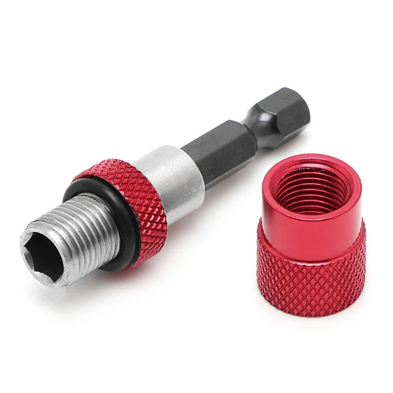 

60mm 1/4" Hex Shank Magnetic Drywall Screw Drill Screwdriver Holder With Bits