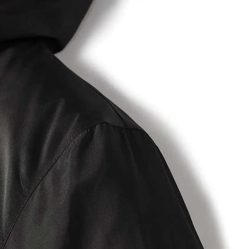 Markless зимний теплый пуховик Мужская брендовая одежда модная повседневная черная