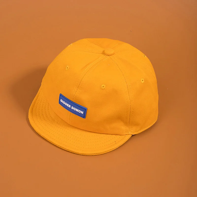yellow Шляпа для папы, хлопок, с коротким козырьком, шапка-бейсболка с надписью, вышитые шапки для мужчин и женщин, уличная Кепка с козырьком, Повседневная Бейсболка - Цвет: yellow