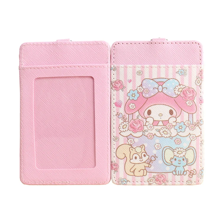 1 шт. мультфильм my melody little, две звезды, искусственная кожа, карта для кредитных карт, автобусная карта, коллекция для девочек