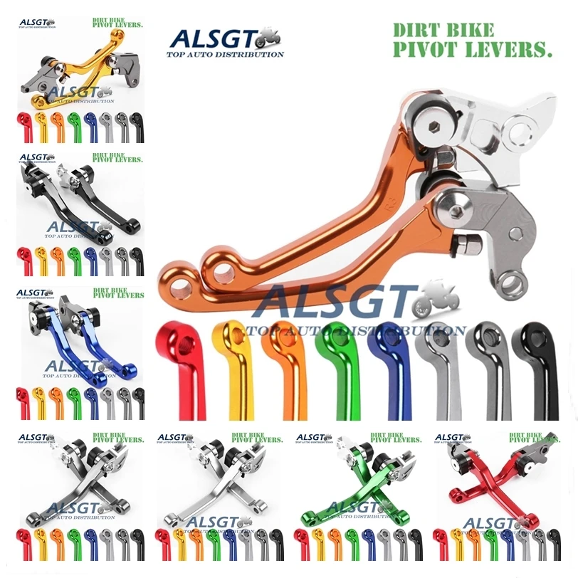 

A Pair Of For KTM 450 XC 450XC 2006-2007 Motocross Off Road Lever CNC Pivot Racing Dirt Bike Clutch Brake Levers Aluminum