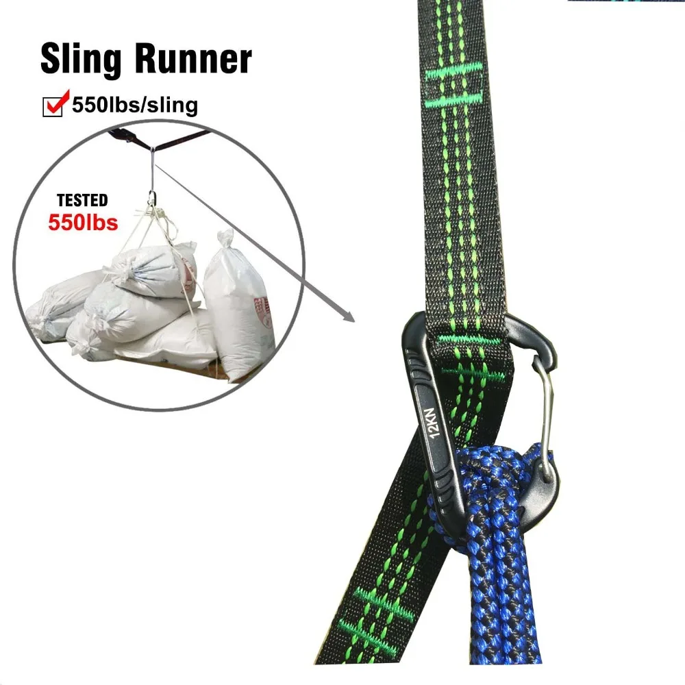 Гамак парашютный однотонный садовая качели для кемпинга и выживания портативная