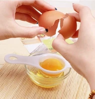 2pc egg separator egg white yolk small tool sub egg sifting gadget plastic filter sieve divider holder