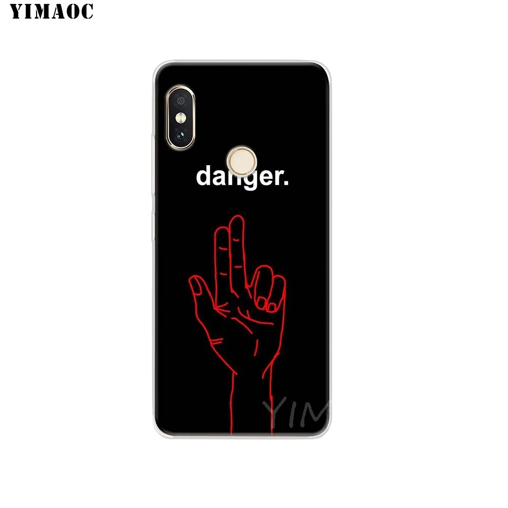 Мягкий чехол YIMAOC I don t care danger stranger для Xiaomi Redmi 6 4X 5A 4A S2 Note 4 5 Pro Plus Mi 8 9 SE A2 A1 MiX 2S MAX 3 |