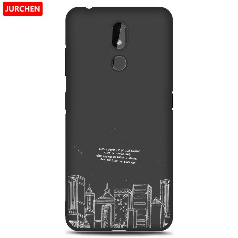29 Чехол jurchen для Nokia 3,2 силиконовый чехол Мягкие Мультяшные из ТПУ милый цветок собака кошка Ультратонкий чехол для Nokia 3,2 Nokia3.2Back Cover - Цвет: 29