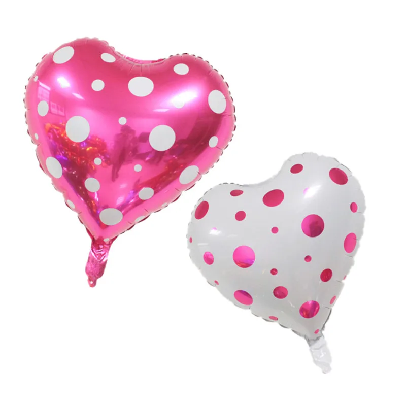 2 шт 18 дюймов Красное сердце любовь фольгированный шар Свадебные вечерние шарики