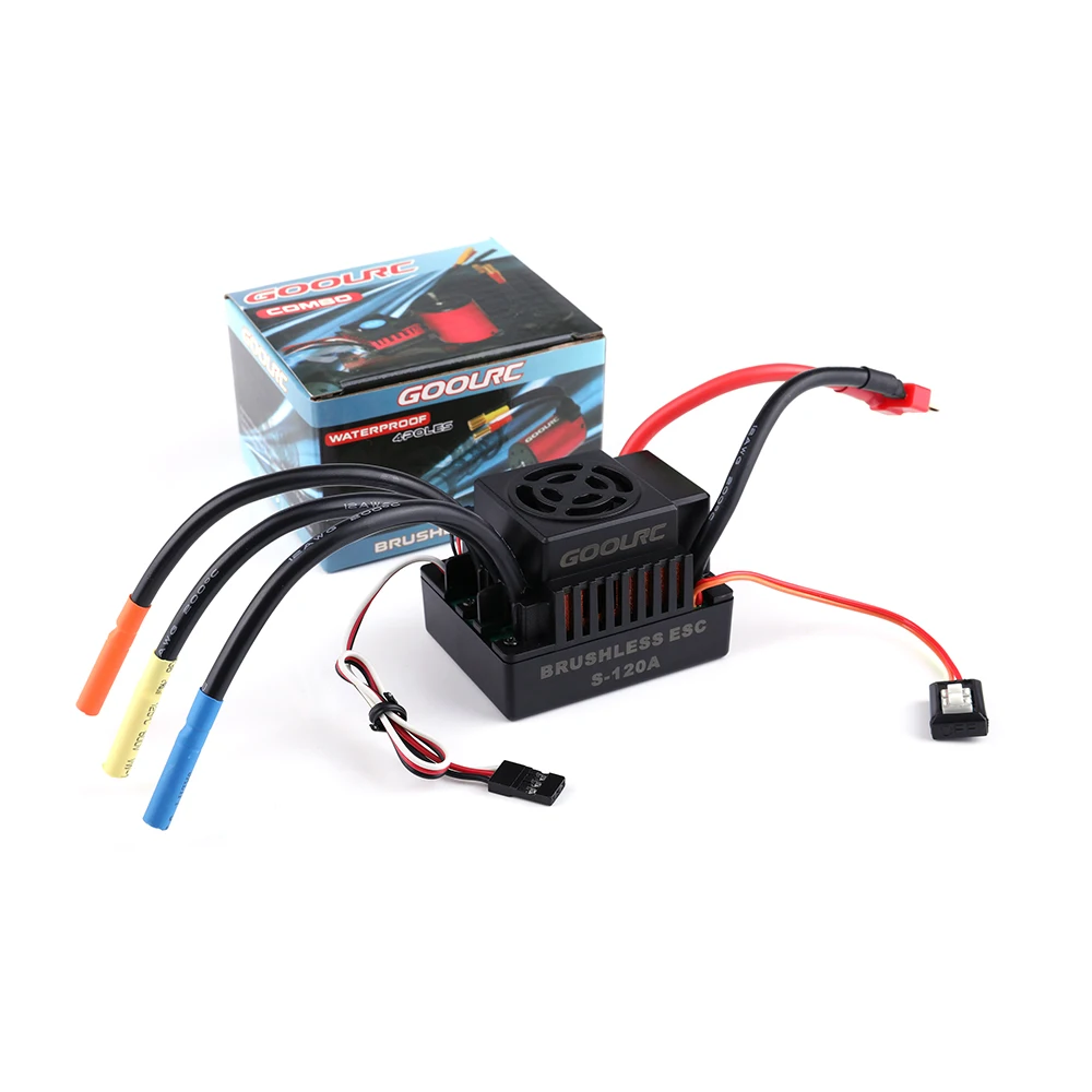 Высокопроизводительный электрический регулятор скорости GoolRC S 120A Brushless ESC с 6 1 V/3A