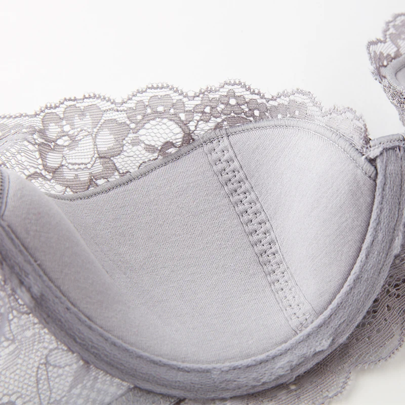 Новинка Осеннее французское пикантное кружевное нижнее белье Shaonvmeiwu бюстгальтер