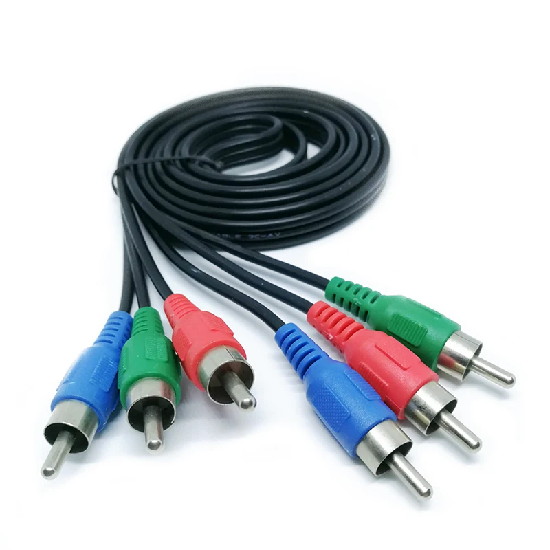 3RCA на Аудио Видео AV провод 1 5 м/3 м/5 м 3 RCA видео кабель композитный разъем Папа-папа