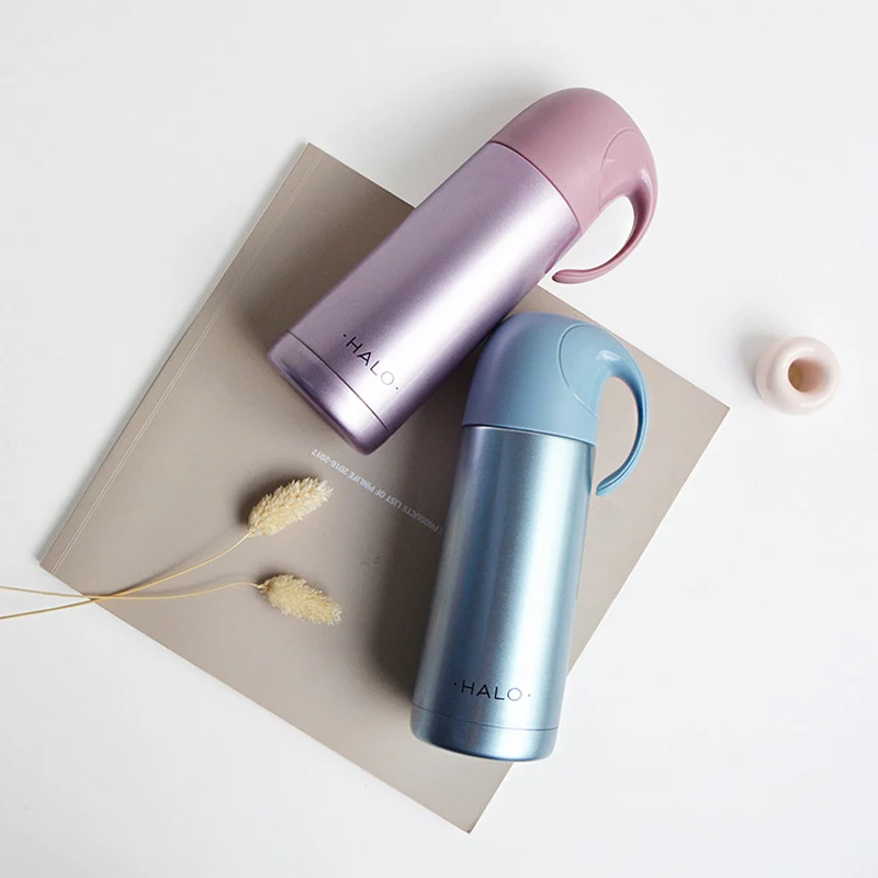 Портативный термос из нержавеющей стали 350 мл с ручкой|thermos bottle|steel vacuum flaskvacuum flask |