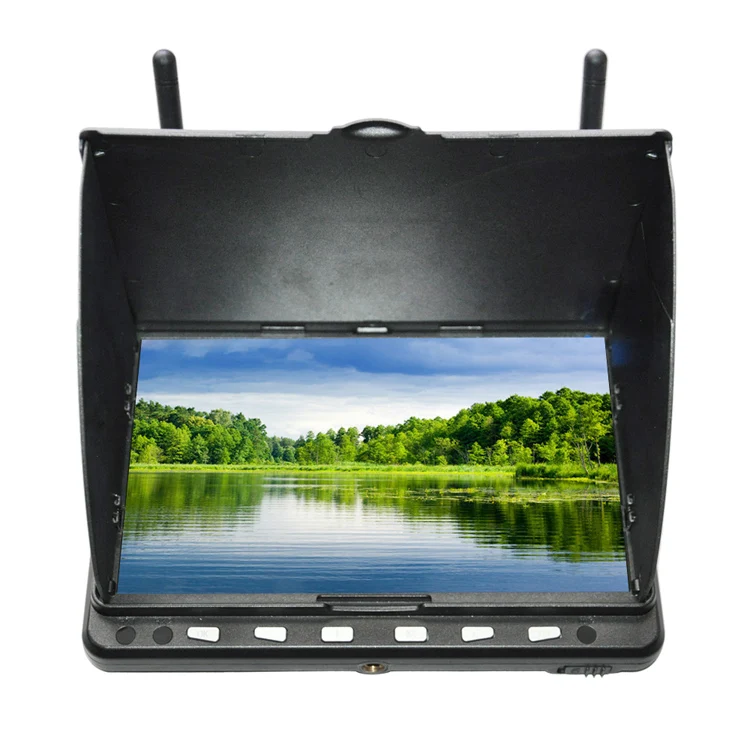 Skyzone HD02 40CH 5 8G 7 дюймов 1024x600 HD FPV монитор высокой четкости компьютерных мониторов