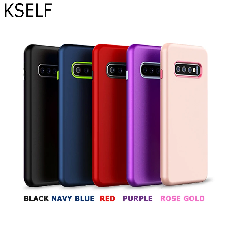 Защитный жесткий силиконовый чехол KSELF 3 в 1 для Samsung S10 Plus S10e S9 Note 9 9|Бамперы| |