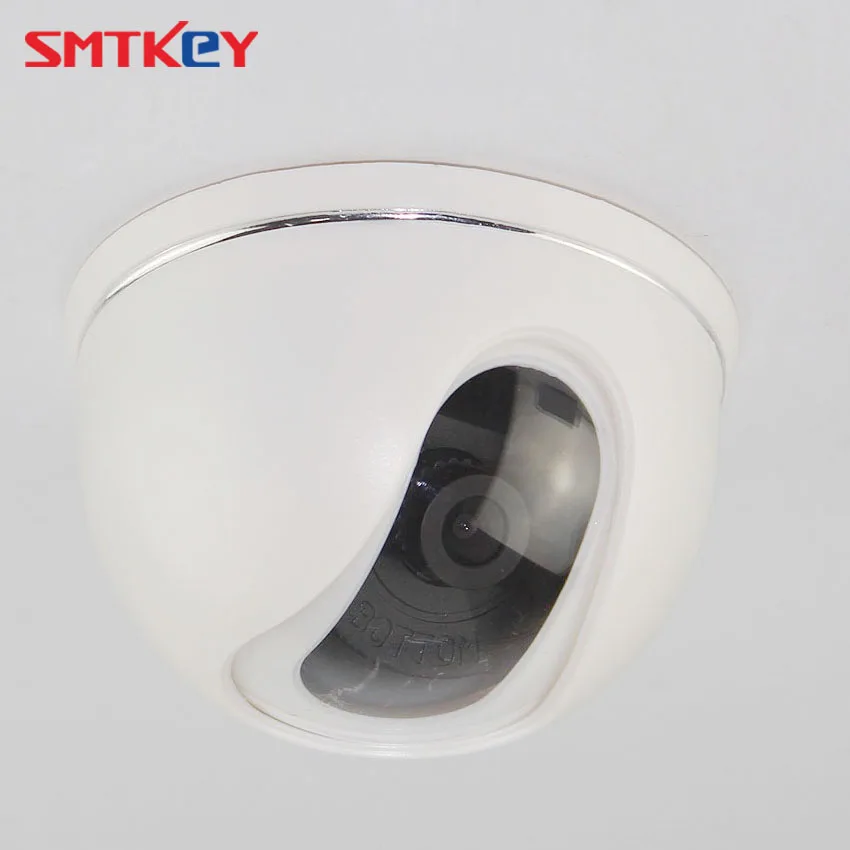 SMTKEY черный цвет или белый небольшой Крытый мини купольная cctv камера 700TVL/1200TVl CMOS