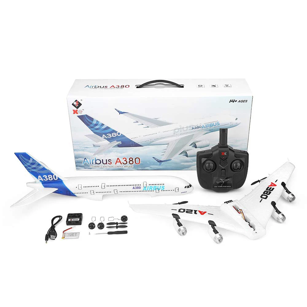 Wltoys XK A120 Airbus A380 модель самолета с дистанционным управлением 2 4G 3CH EPP RC самолет