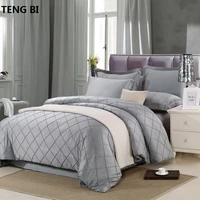 100 silk luxurioussolid color bedding sets 4pcs queen king bedlinen bedclothes comfortable duvet cover set hotel noble