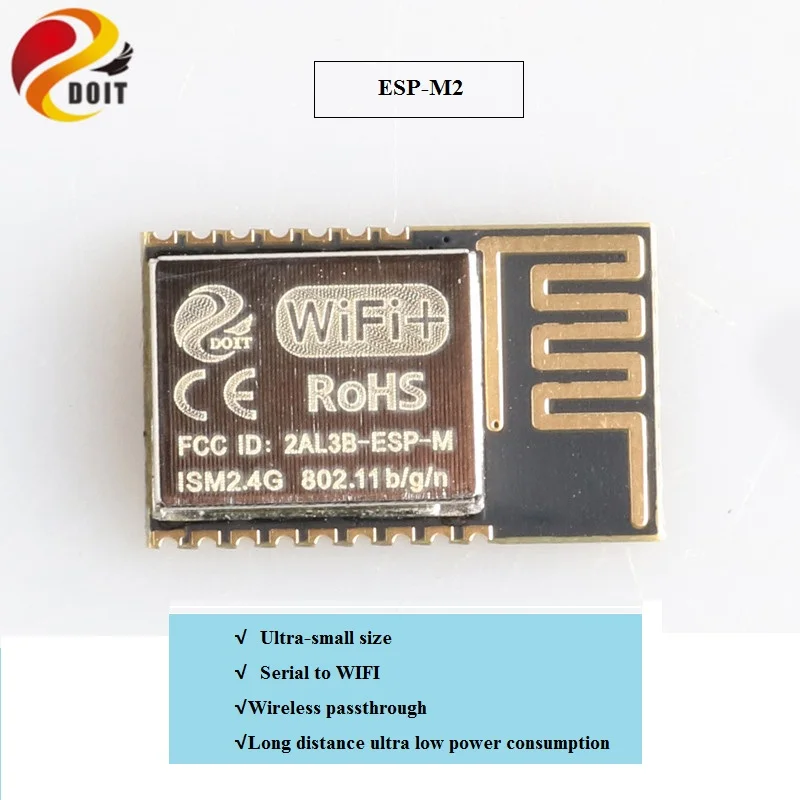 espm2 Модуль Wi-Fi ESP8266 ESP8285 ESP-12E ESP-12F ESP-F ESP-M1 ESP-M2 DT-06 ESP-01s ESP-07 Wroom-02 ESP32 2,4G XH-NF-01 RC игрушки - Цвет: espm2