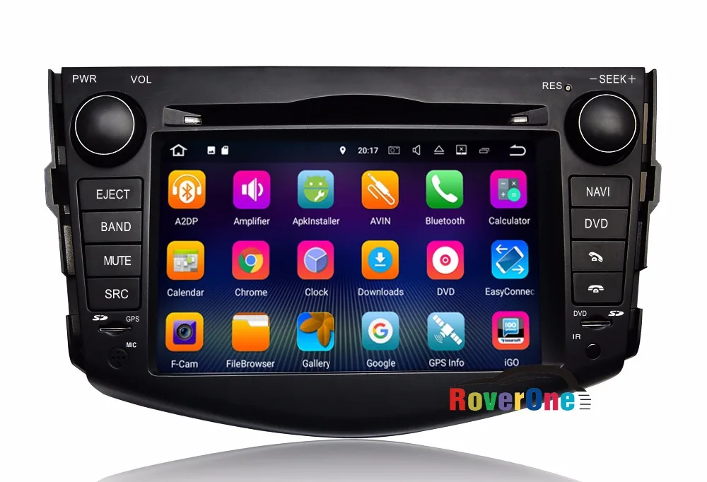 Для Toyota RAV4 2006 2012 ОС Android 7.1 сенсорный экран Авто Стерео Радио RDS DVD GPS навигации