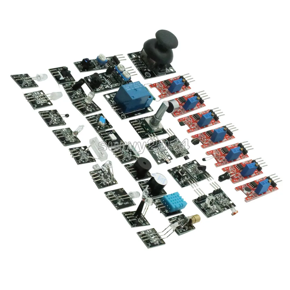 

Комплект модулей датчиков 37 Sensor Ultimate 37 в 1 для образовательного пользователя Arduino MCU