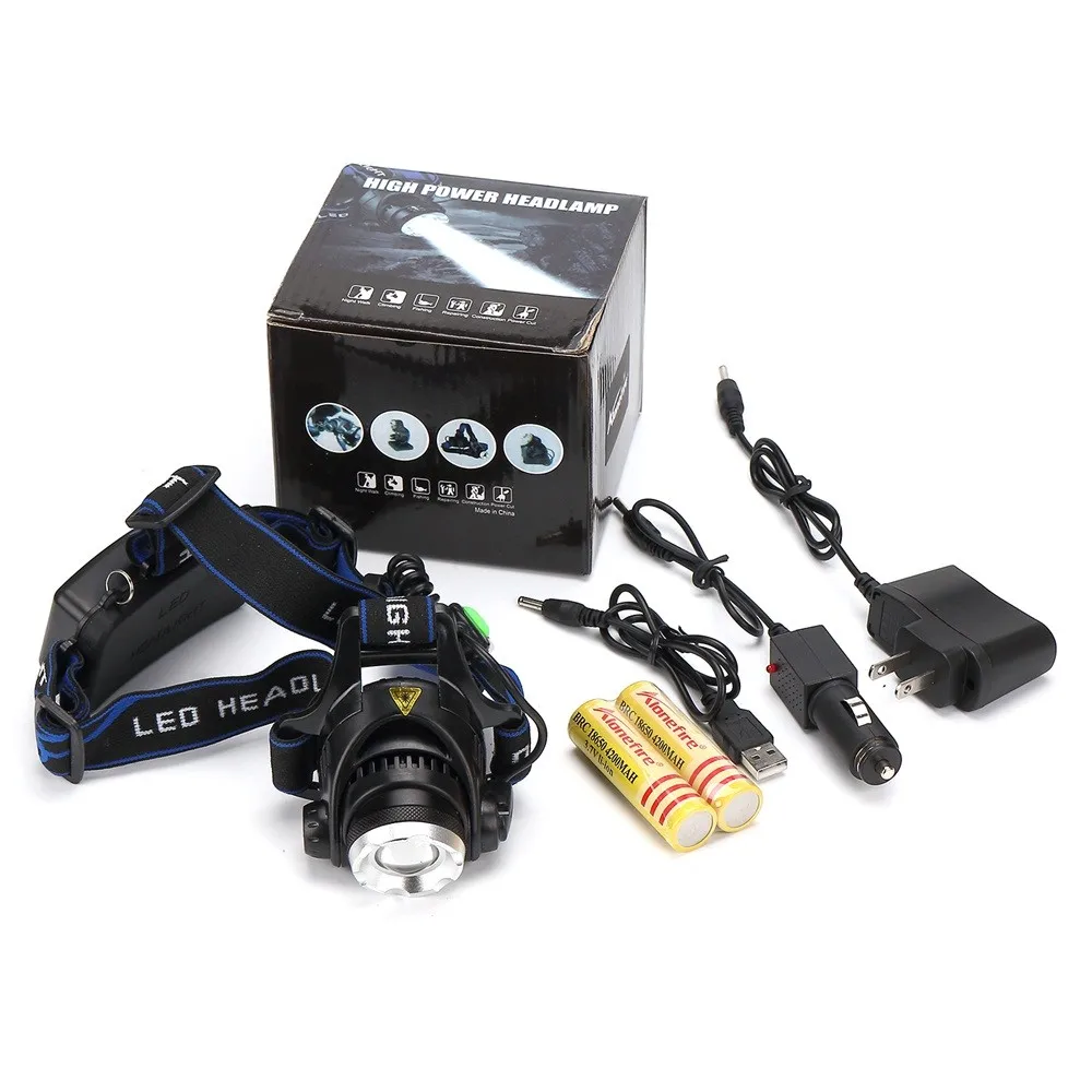 AloneFire HP88 фара CREE T6 светодиодный налобный фонарь 18650 на батарейках Головной фонарь светодиодный фонарь для рыбалки и кемпинга