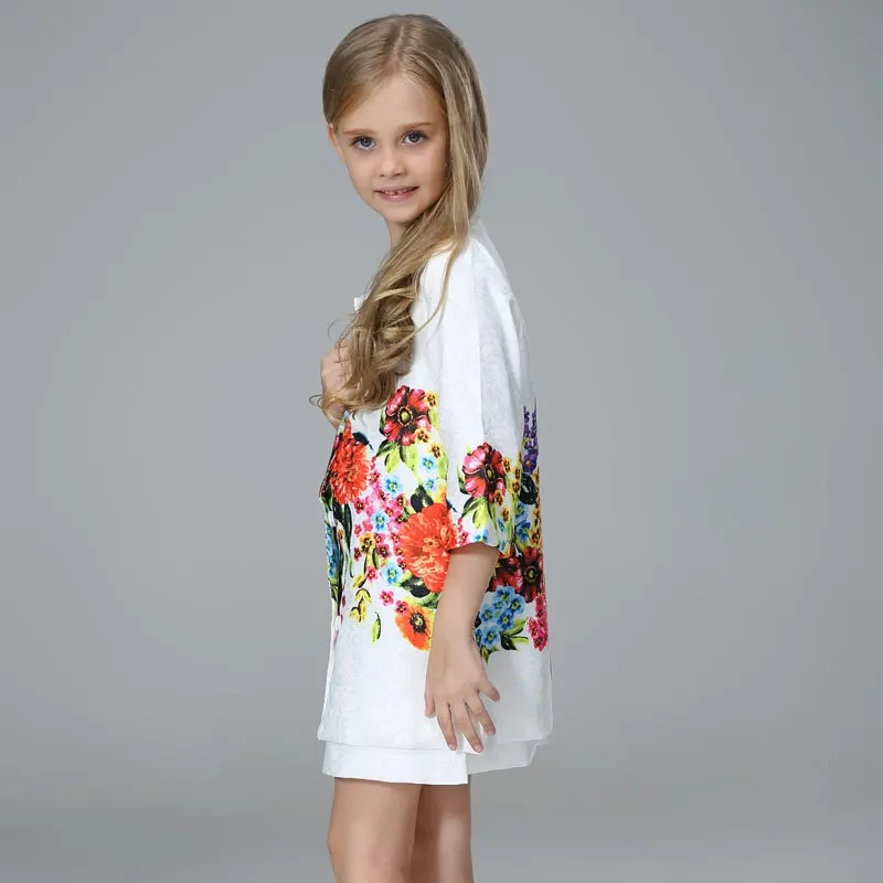 Комплект одежды для девочек AiLe Rabbit брендовая зимняя одежда верхняя с принтом