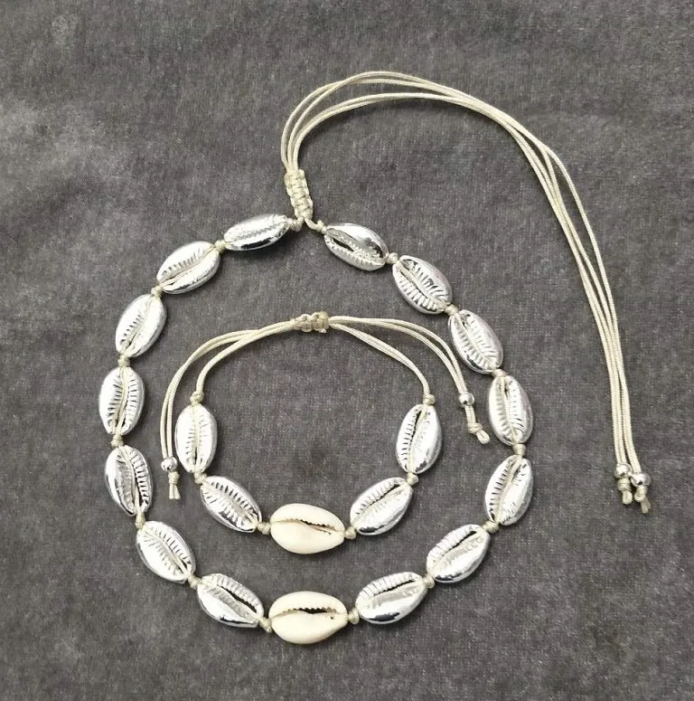 Женский пляжный чокер в богемном стиле комплект ювелирных изделий из ожерелья и