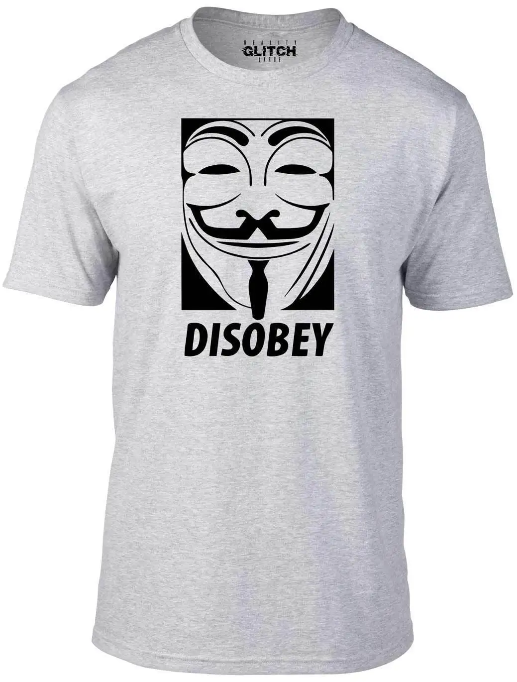 Ослушаться анонимный anon футболка Vendetta Размеры 4XL 5XL мужские большие размеры