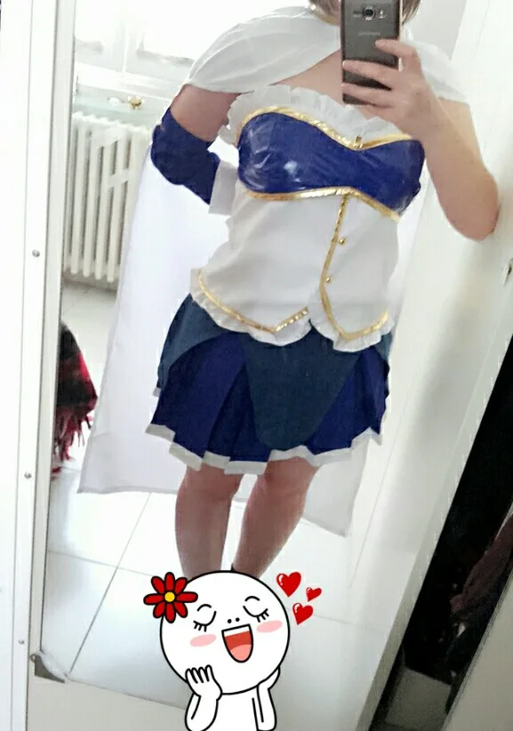 Puella Magi Madoka Magica Miki Sayaka Косплей Костюм Хэллоуин |