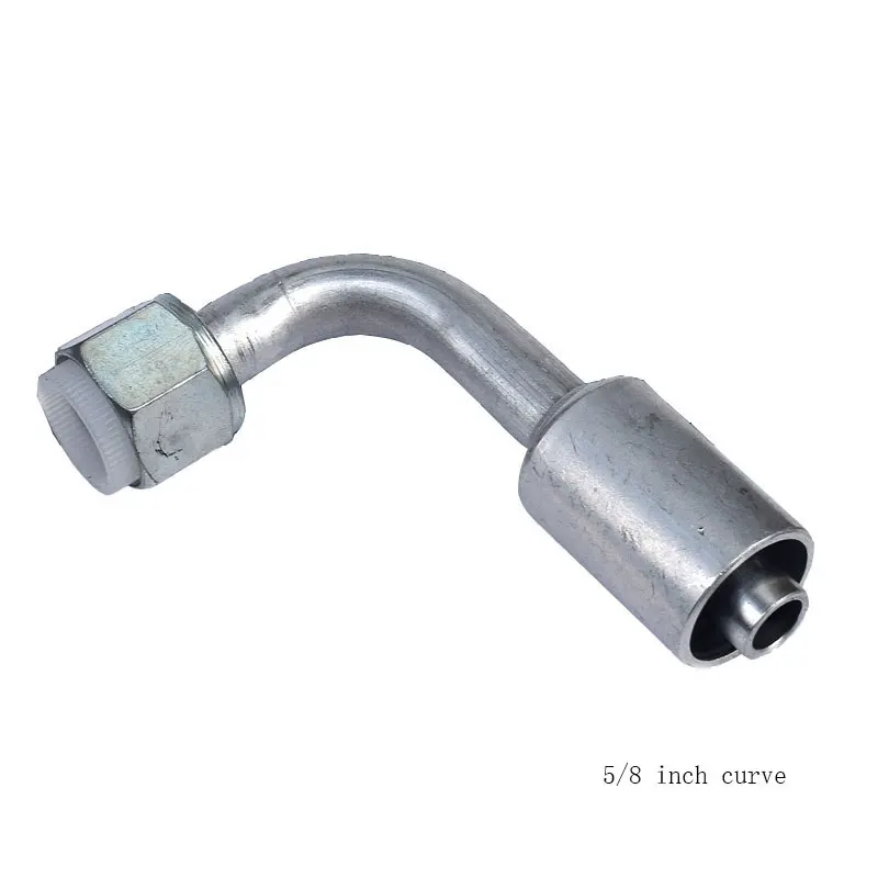 5 curve Or nozzle Автомобильный Кондиционер трубы соединения 134a Защита окружающей среды холодный воздух трубы быстрый разъем - Название цвета: 5 curve Or nozzle
