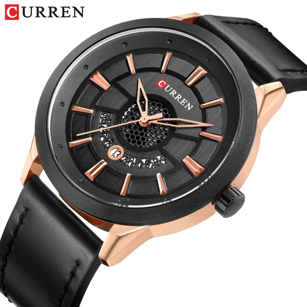 

Simple Design Military Clock CURREN Men Fashion Waterproof Analogue Date Calendar Quartz Watch Gent gifts orologio uomo