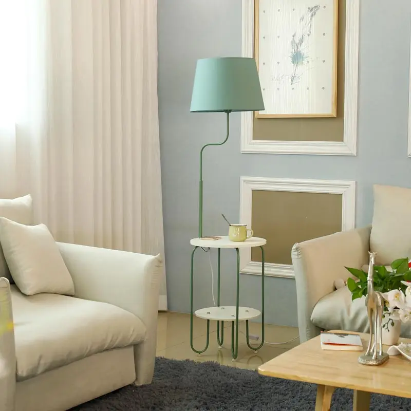 Современные Напольные лампы Macaron для гостиной спальни лофта стоячие