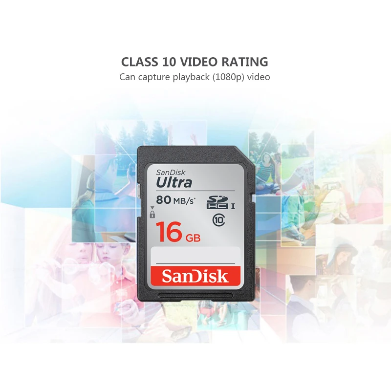 Карта памяти SanDisk Ultra SD класс 10 16 ГБ 32 64 128 256 ГБ|Карты памяти| |