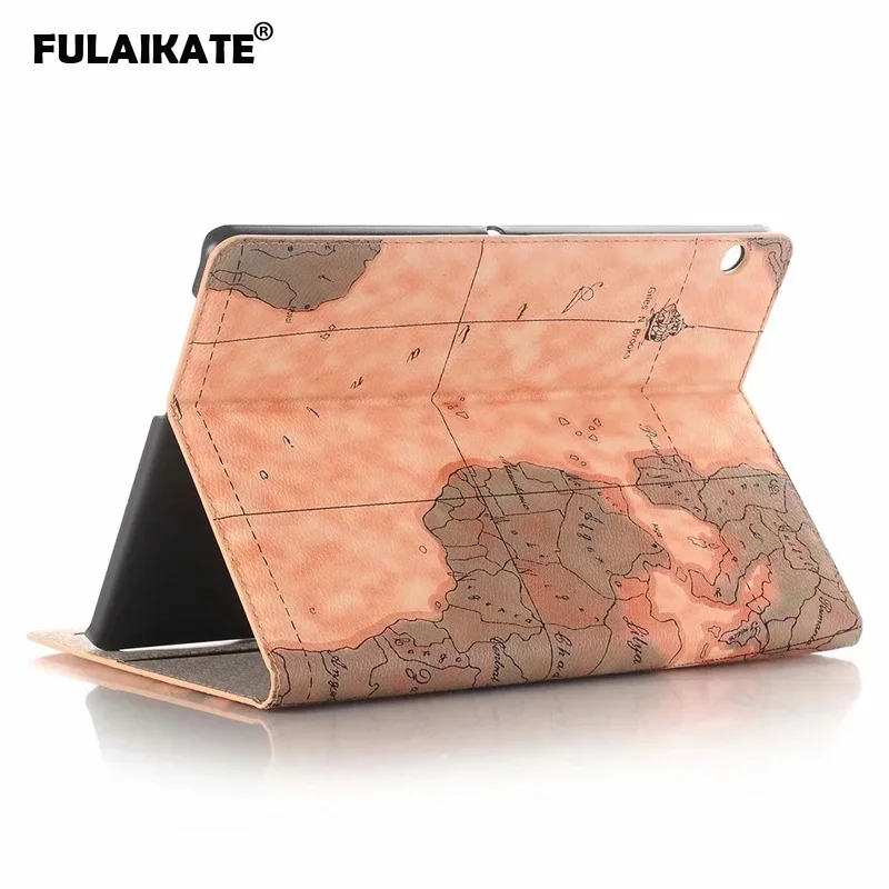 

Чехол-книжка FULAIKATE для Huawei T5, 10,1 дюйма, матовый, с карманом для карт