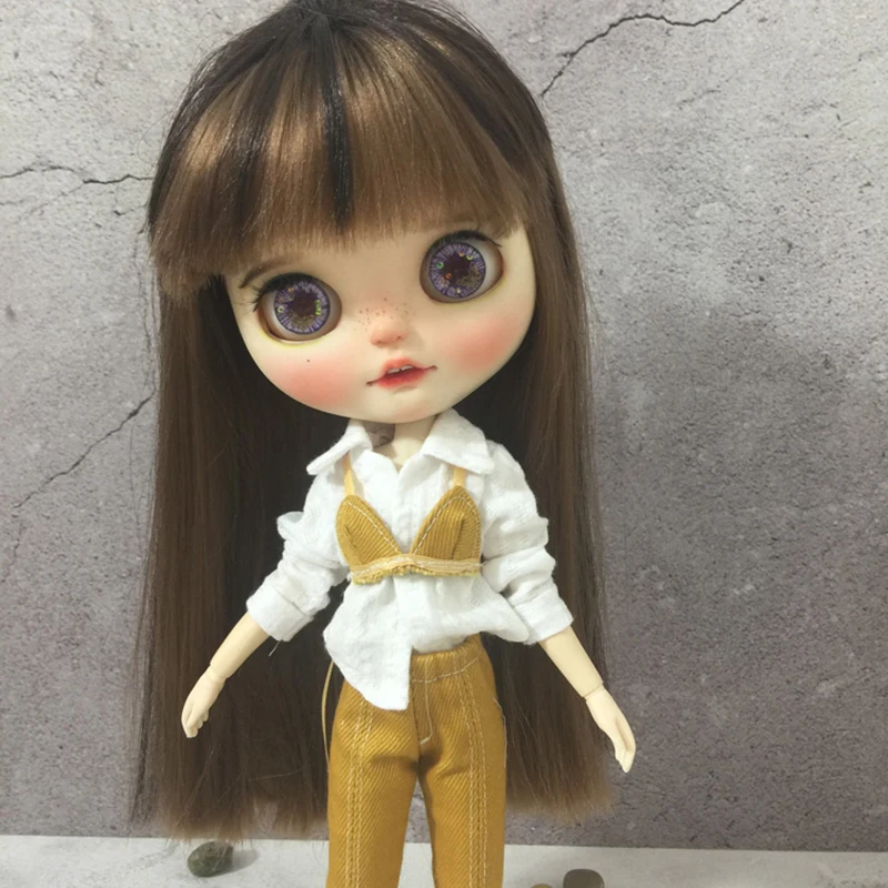 Комплект из 3 шт./компл.: рубашка + нижнее белье штаны для кукол Blyth OB24 Azone Barbies