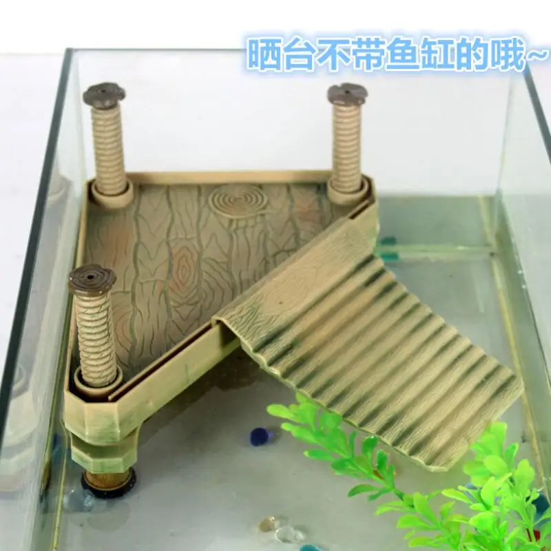 

Aquarium Decoration Plastic Turtle Drying Platform Climbing Turtle Floating Island Tank Landscape Aquarium