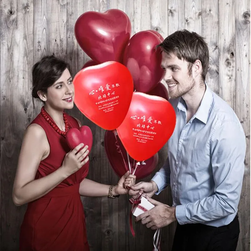 2 г пользовательские печатные рекламные воздушные шары матовые импортные в форме