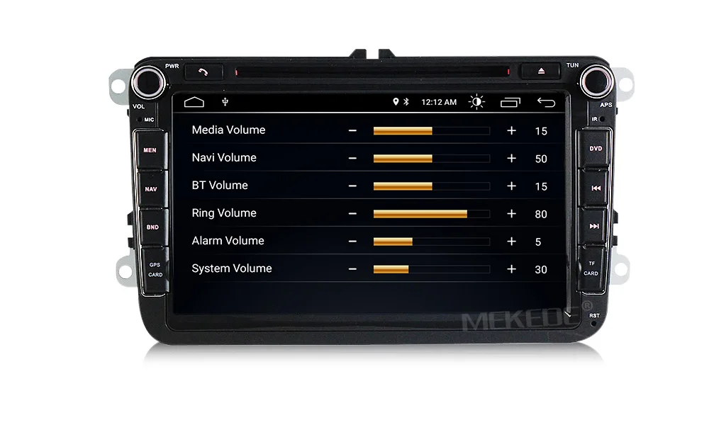 Android 9 8 дюймов dvd-плеер автомобиля для VW/Volkswagen/POLO/PASSAT/Golf/TOURAN/SHARAN четырехъядерный Wifi USB gps навигация радио