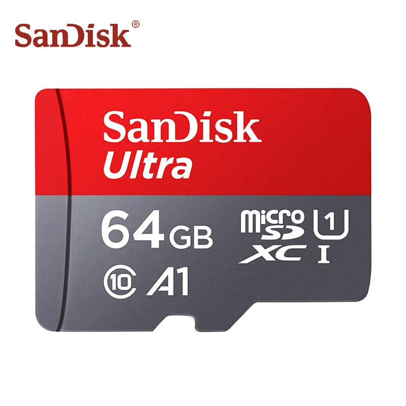 SanDisk карта памяти Micro SD класс 10 128 ГБ 32 64 16 ГБ|Карты памяти| | - Фото №1