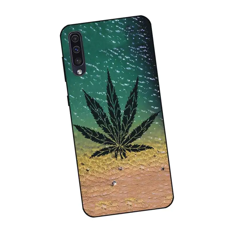 N252 Art Smoke Weed Black Silicone Case For Samsung Galaxy A2 Core A6 A7 A8 A9 A10 A30 A40 A50 A60 A70 A80 A90 5G A20E Plus |