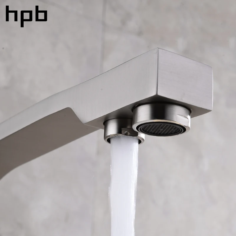 HPB 3-полосный водопроводный фильтр кран новый хромированный поворотный Твердый