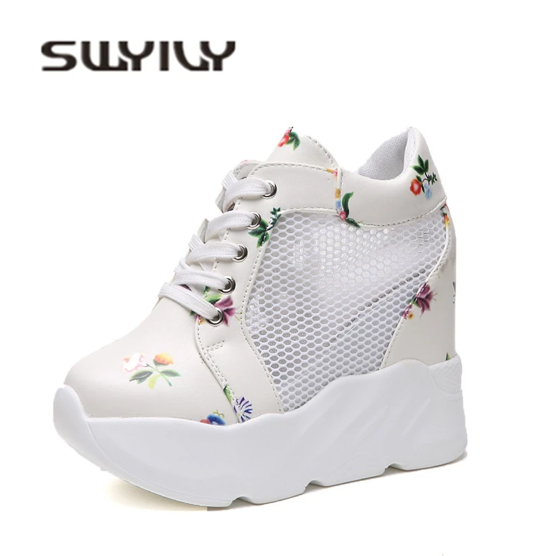 SWYIVY/качественные ботинки-носки; женские ботильоны; сезон осень; коллекция года; женская повседневная обувь на платформе с молнией сзади; эластичные дышащие ботинки-носки